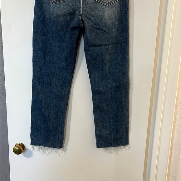 Eunina High Rise Button-Up Dark Blue Jeans - Picture 7 of 11